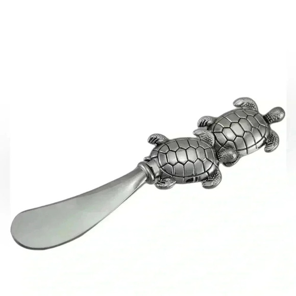 NWOT Tropical Sea Turtle Cheese Board Set Total Overall Size 10.5"x8.5" - Picture 5 of 5